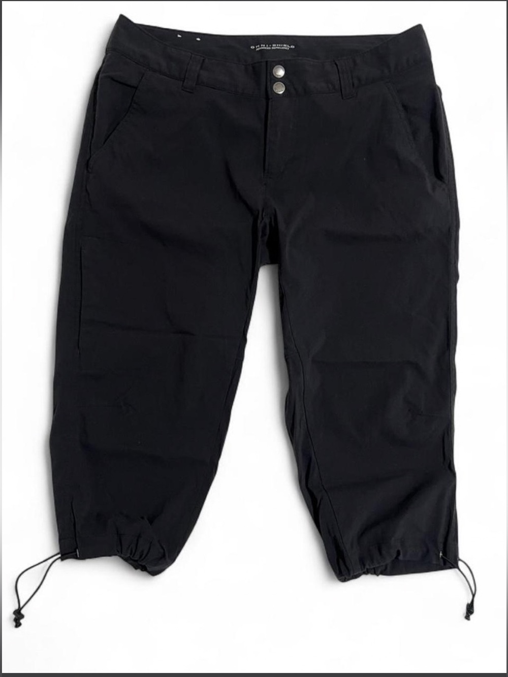 Columbia Black Omni-Shield Capri Pants outdoor hiking camping Women’s Size 8